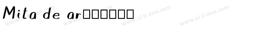 Mita de ar字体转换